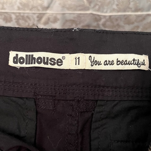 #Summer50-NWOT~Dollhouse~Black Shorts~Size 11~Cotton - Picture 5 of 7